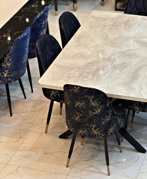 Black & White Dining Table - Image 7