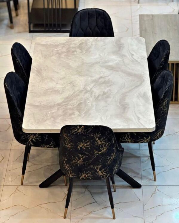 Black & White Dining Table