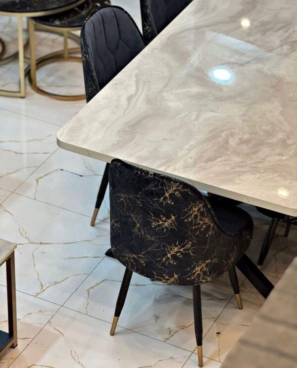 Black & White Dining Table - Image 6
